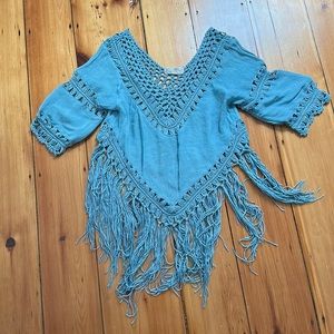 Fringe crochet top